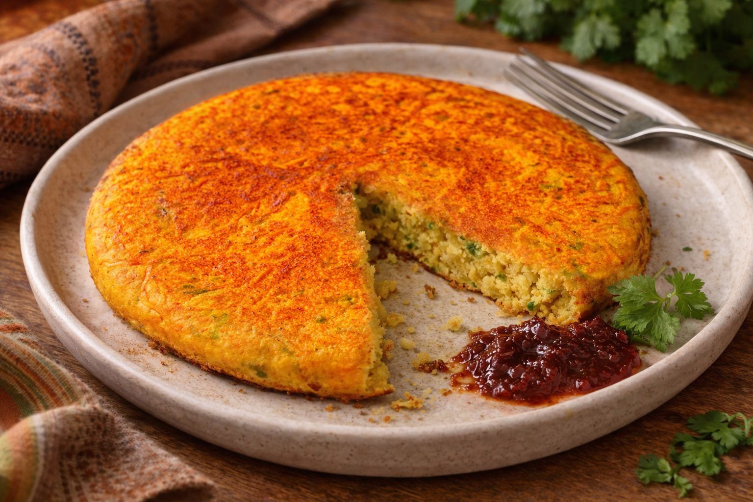Savory Lentil Pancake